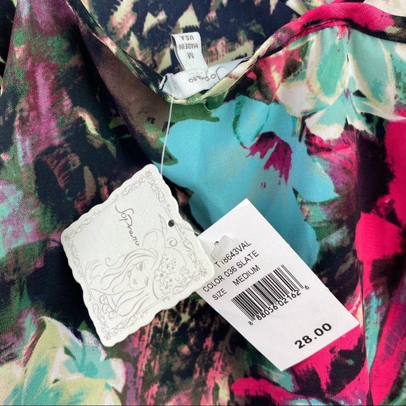 Soprano | NWT Floral Tropical Crop Top - Picture 8 of 8
